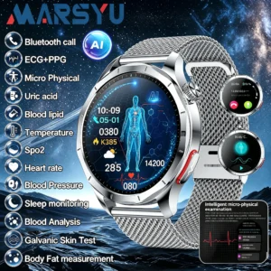 Marsyu AI-GPT Nursing Grade Health Smart Watch