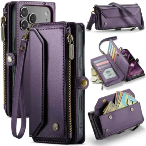 Wristlet Shoulder Strap Wallet Case