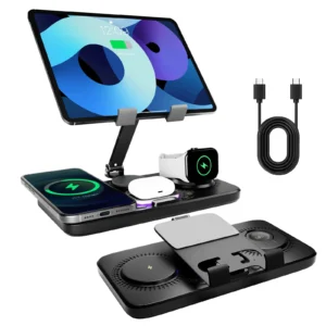 7 in 1 Wireless Charger Station Multiple Devices For iPhone iPad  and Apple Watch-iPhone